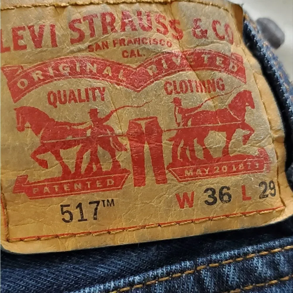 Levi's Dark Wash 517 Jeans